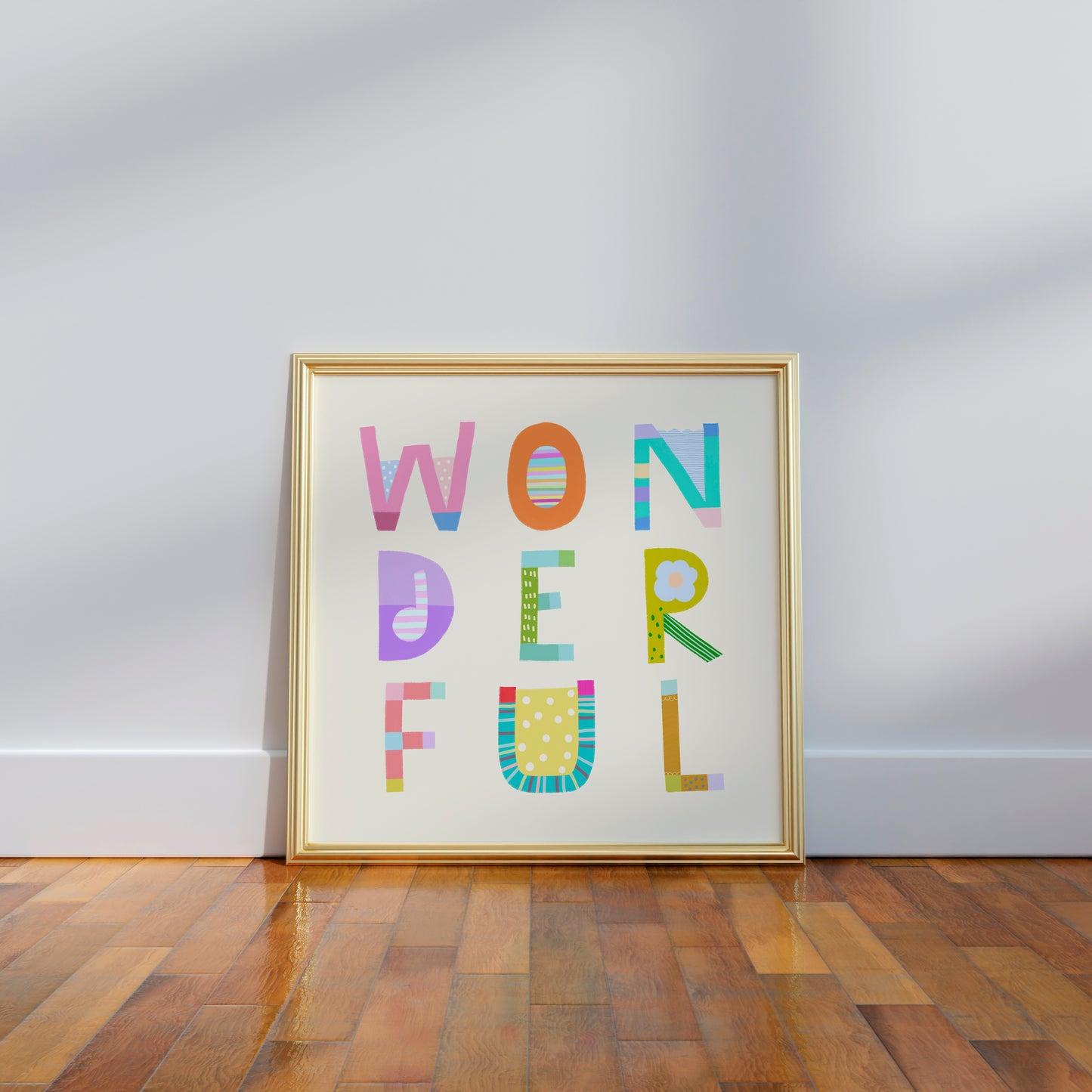 Wonderful Poster (Cream White) – Pick Pop Prints