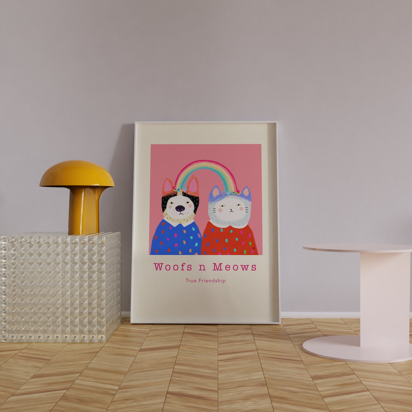 Woofs n Meows - Portrait Poster