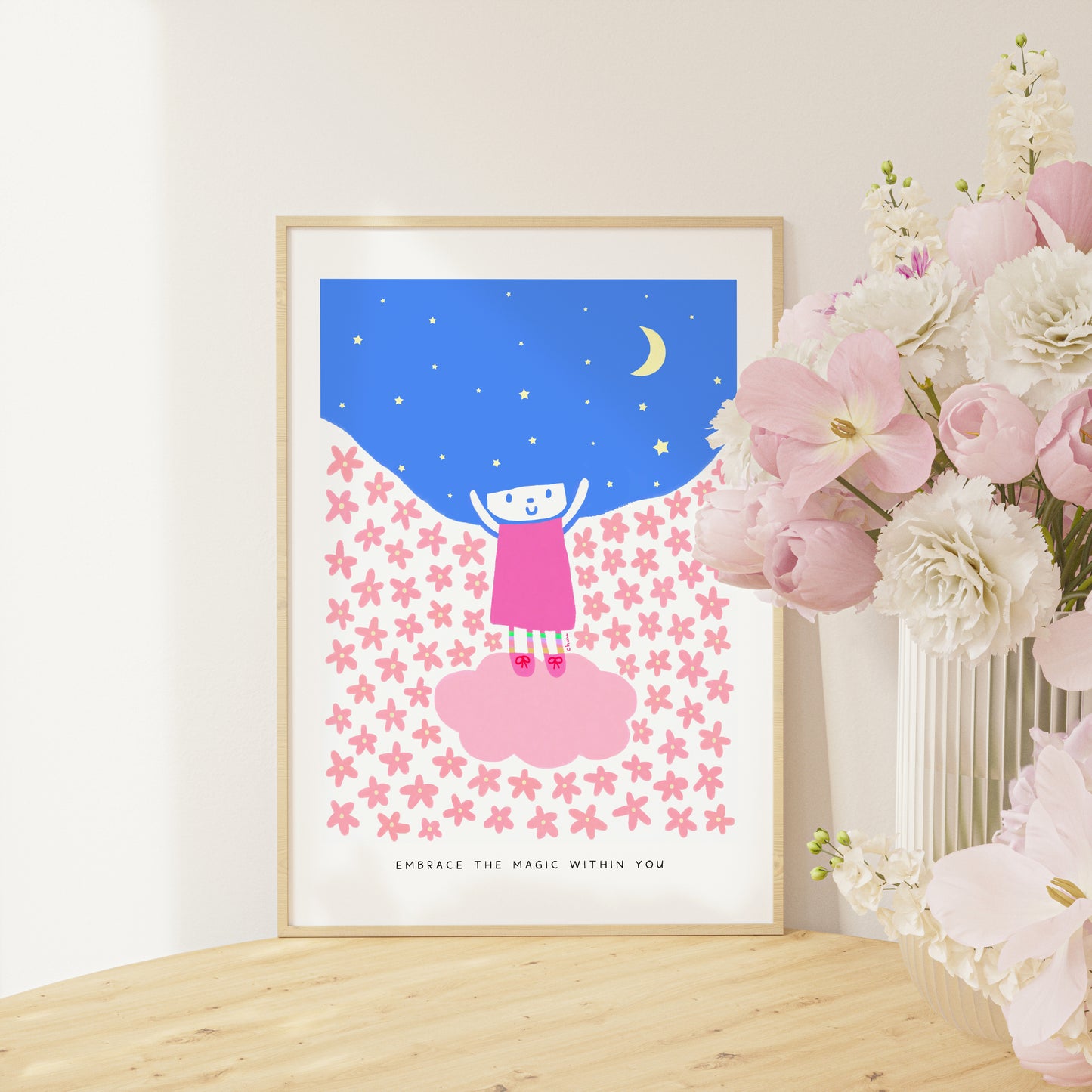Embrace the Magic Within You Poster | Inspirational and Whimsical Art