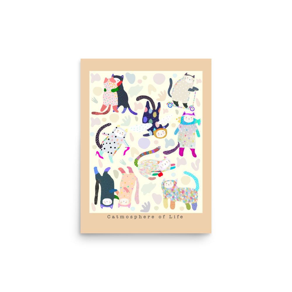 Catmosphere of Life - Portrait Poster
