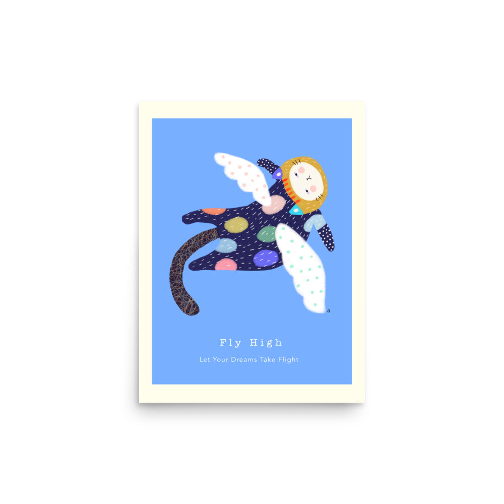 Fly High - Portrait Poster