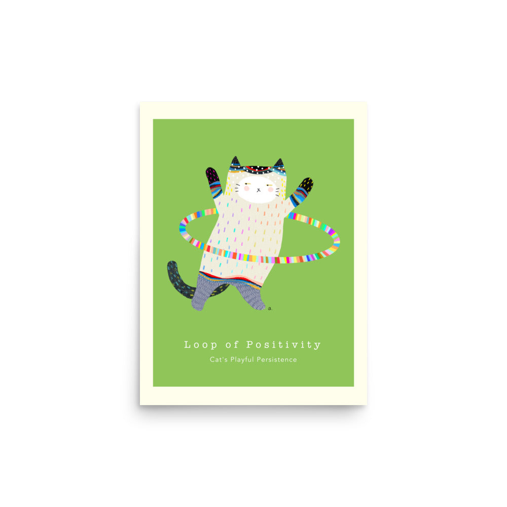 Loop of Positivity - Portrait Poster