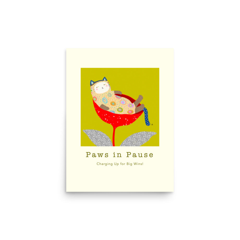 Paws in Pause - Portrait Poster