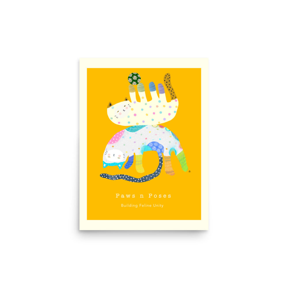 Paws n Poses - Portrait Poster
