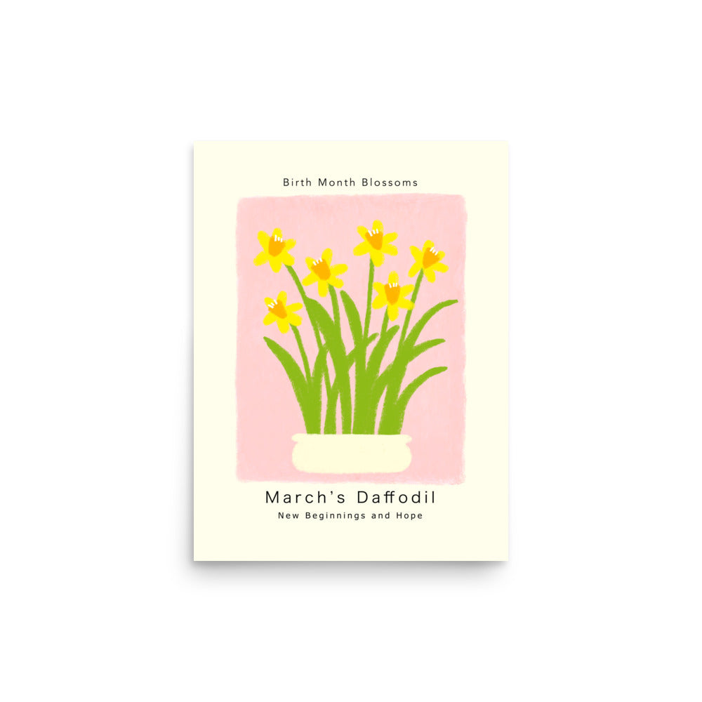March's Daffodil - Poster