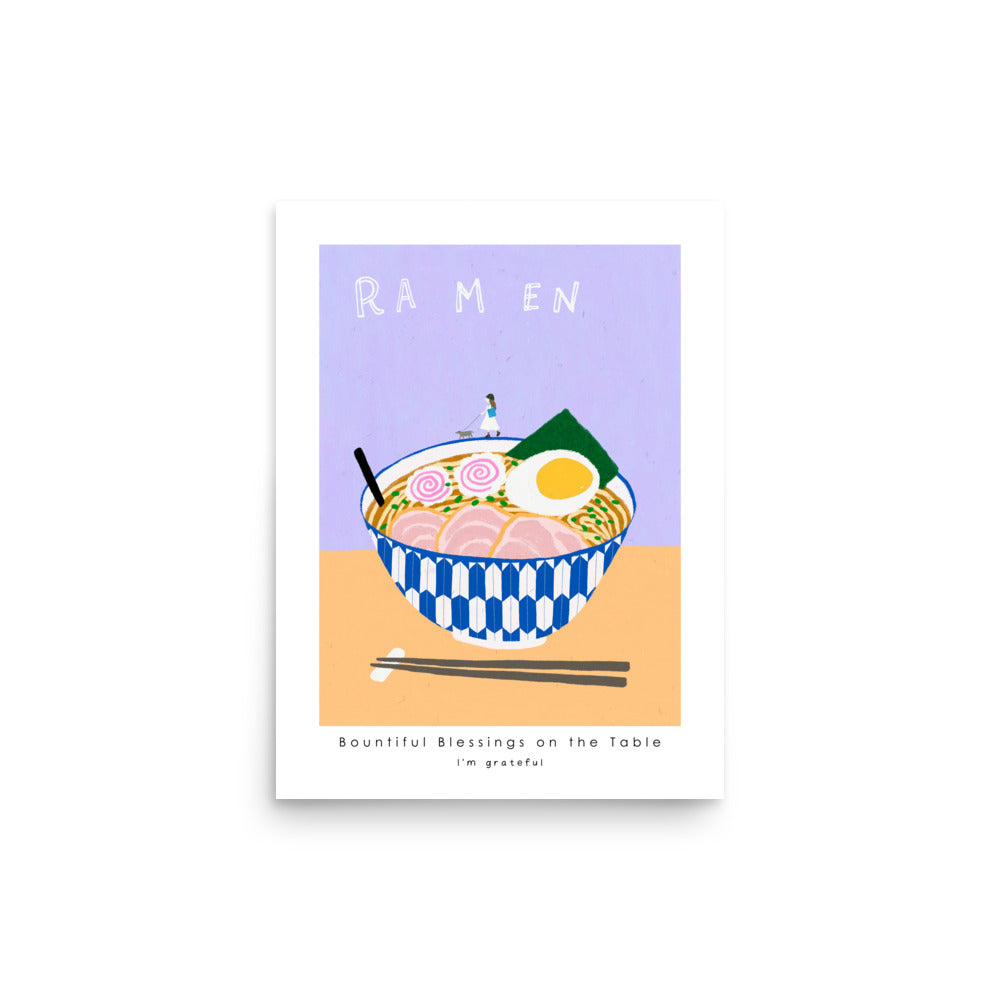 Thankful Table - Ramen Poster