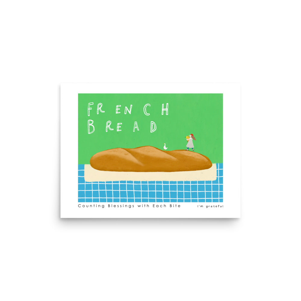 Thankful Table - French Bread Poster