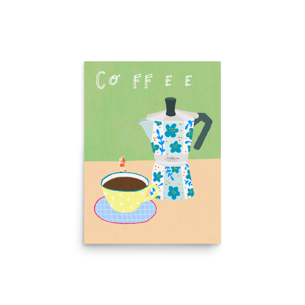 Thankful Table - Coffee Borderless Poster