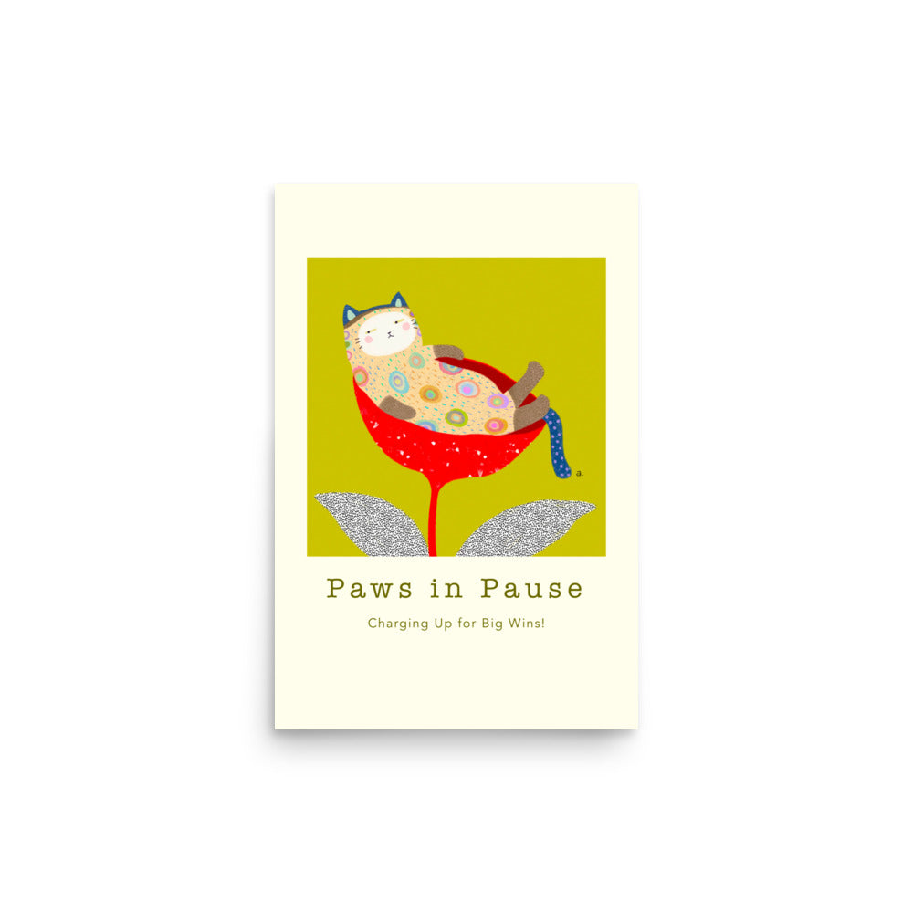 Paws in Pause - Portrait Poster