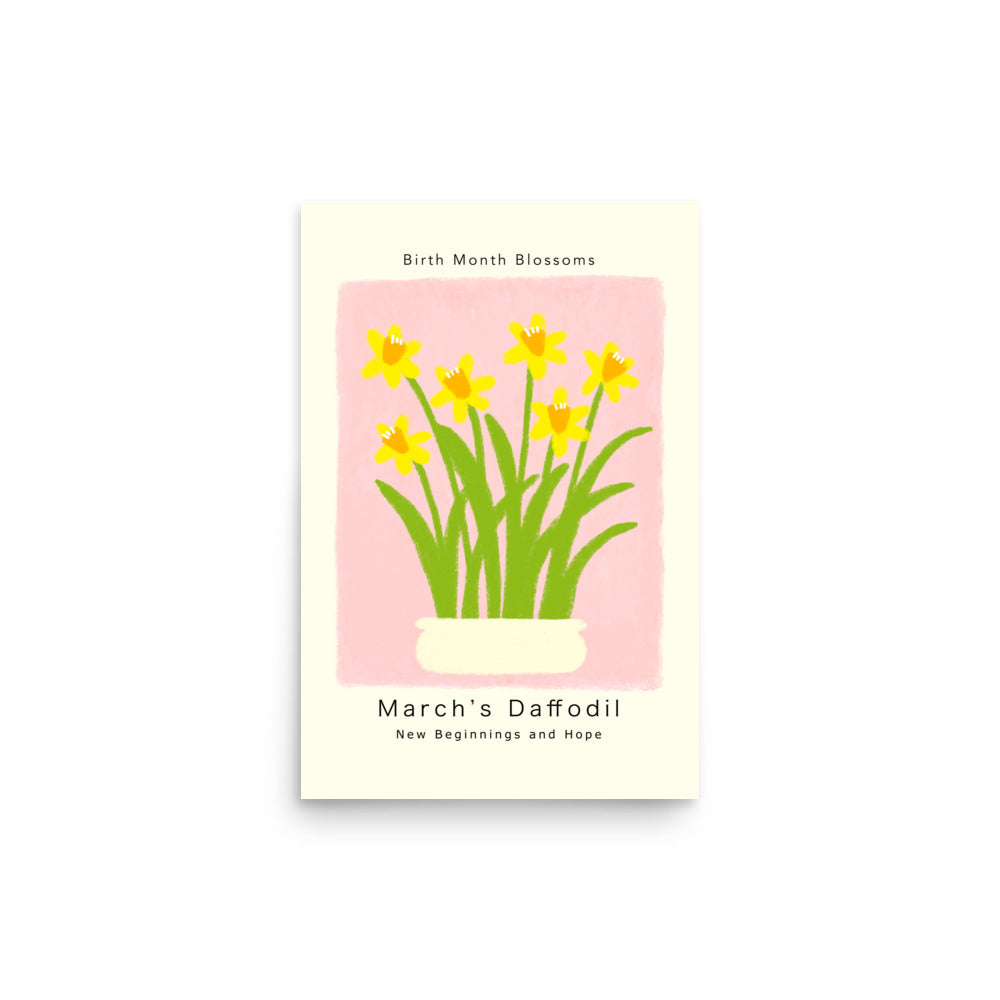 March's Daffodil - Poster