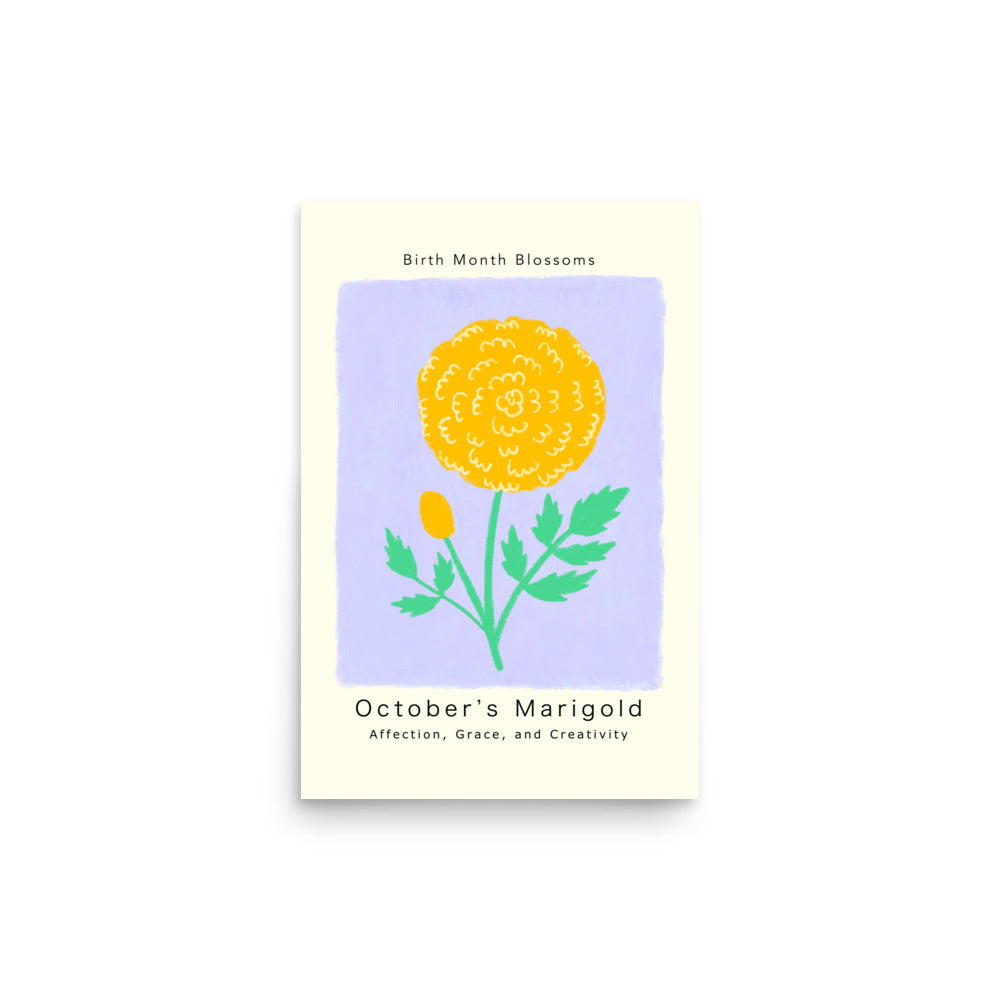 October's Marigold - Poster
