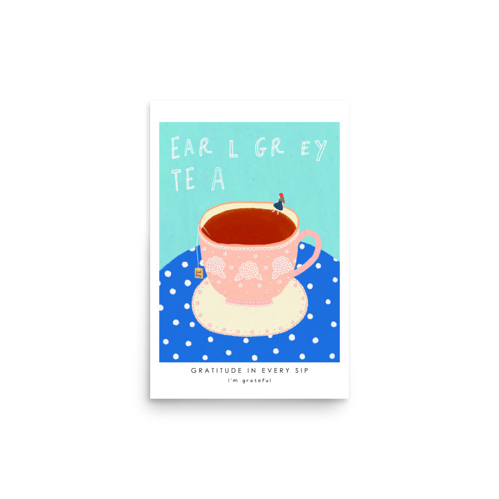 Thankful Table - Earl Grey Tea Poster