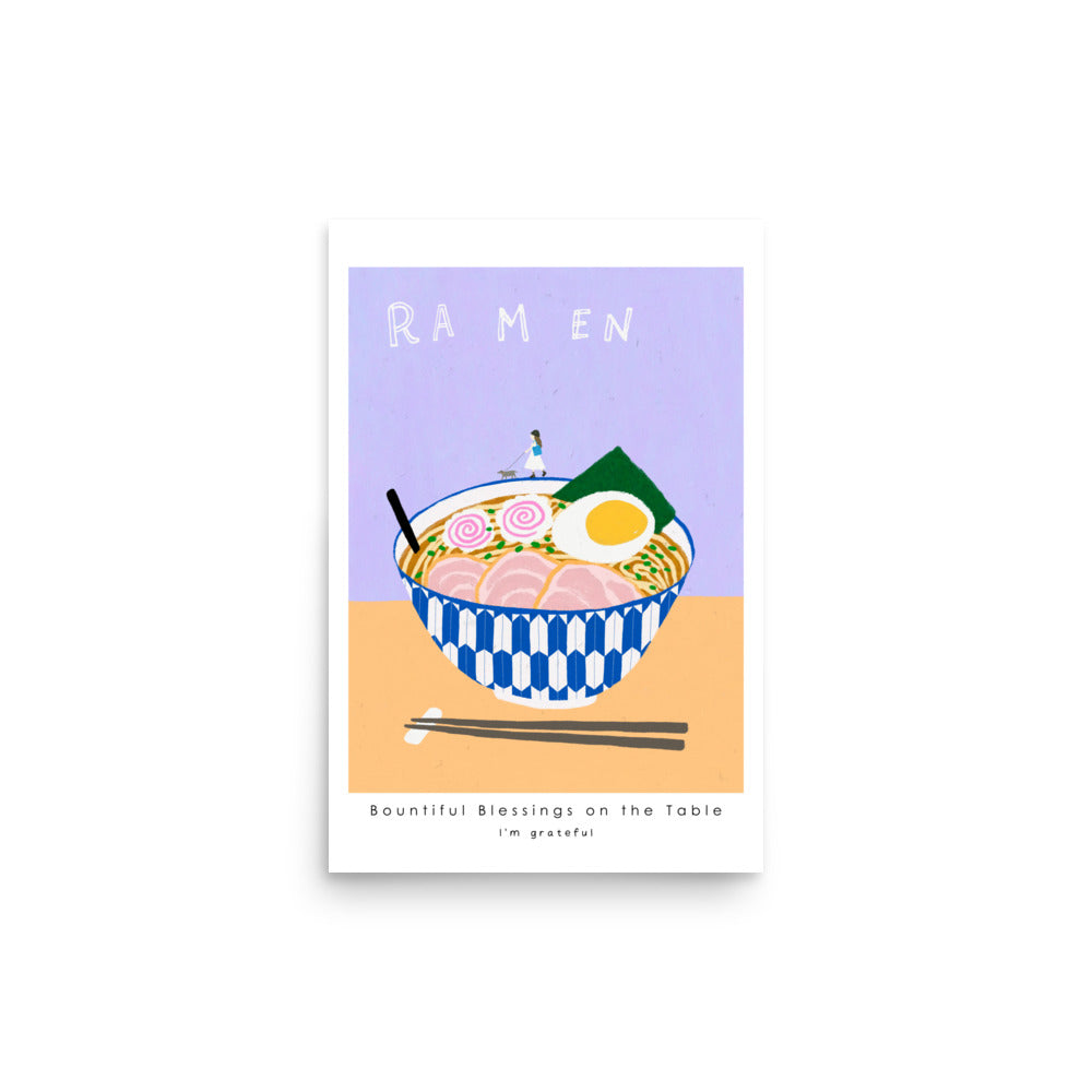 Thankful Table - Ramen Poster