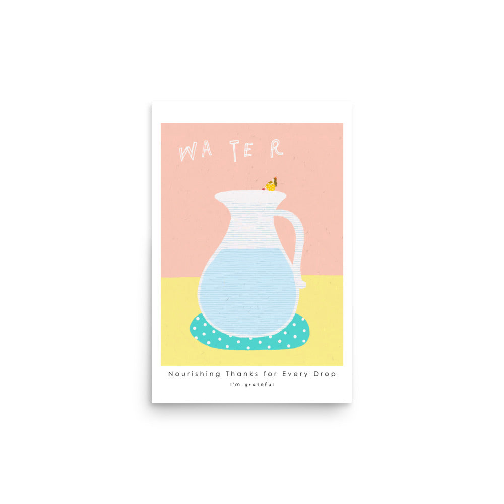 Thankful Table - Water Poster