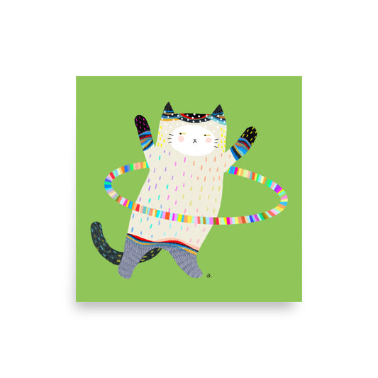 Loop of Positivity - Square Poster