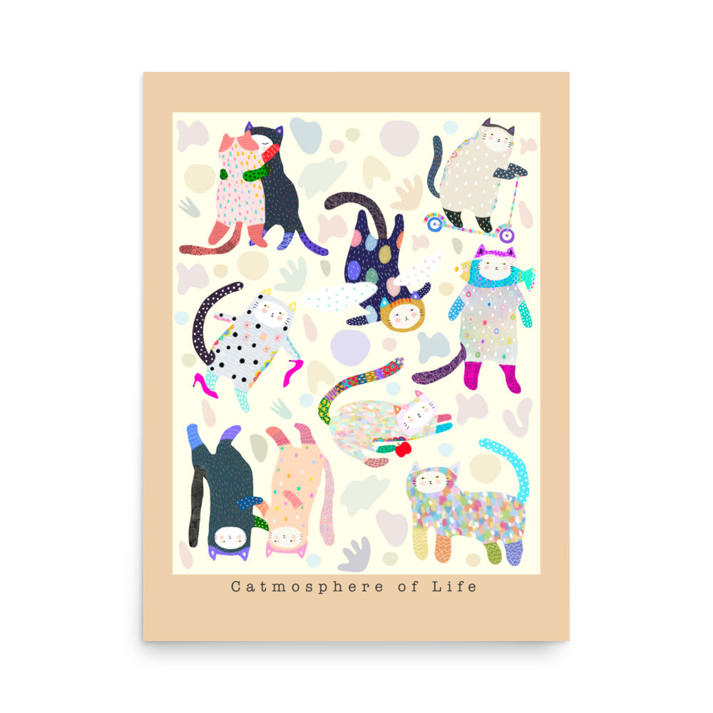 Catmosphere of Life - Portrait Poster
