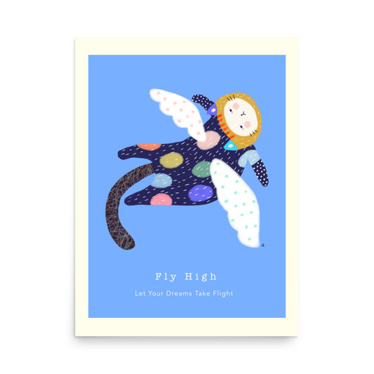 Fly High - Portrait Poster