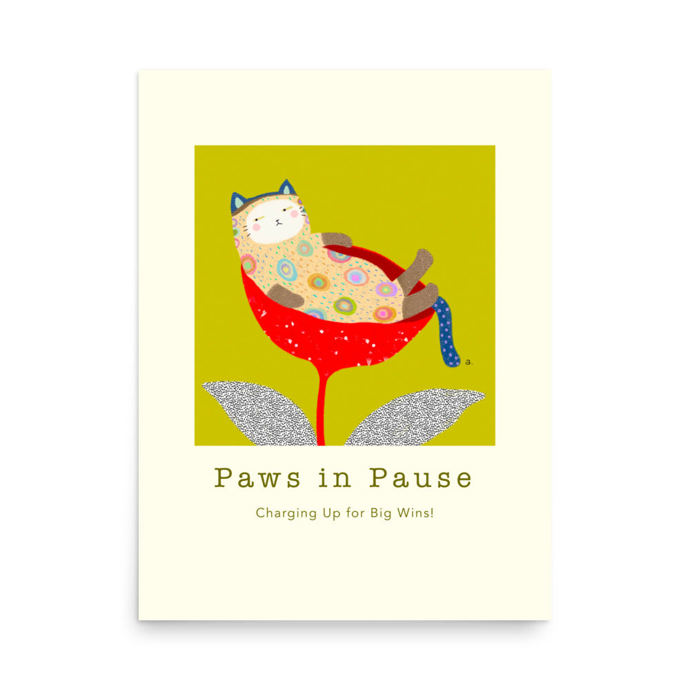 Paws in Pause - Portrait Poster