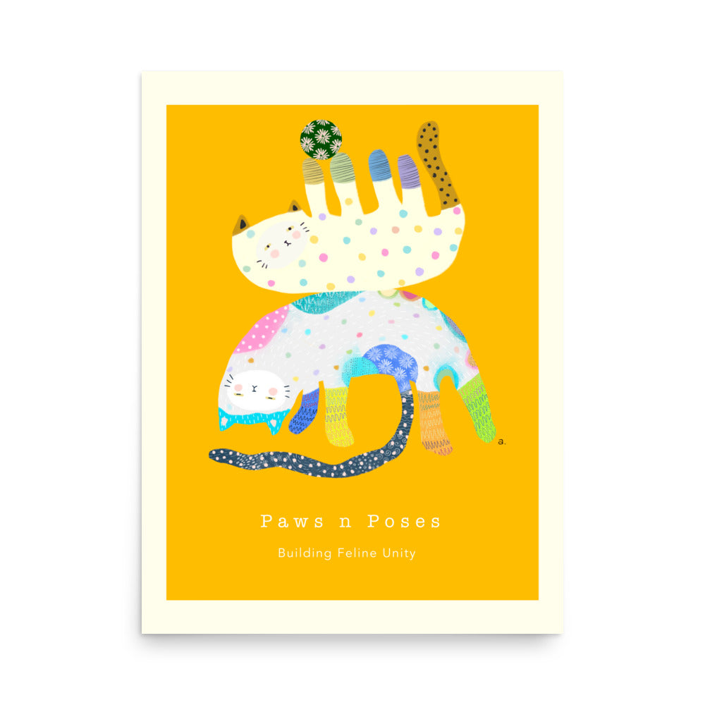 Paws n Poses - Portrait Poster