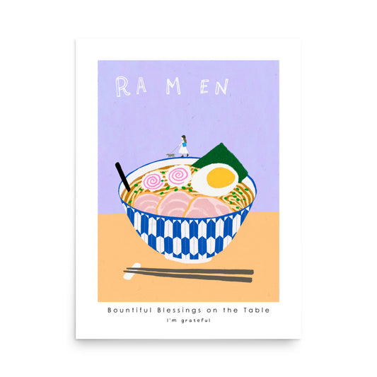 Thankful Table - Ramen Poster