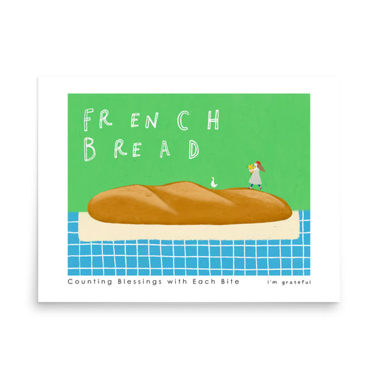 Thankful Table - French Bread Poster