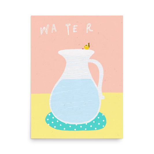 Thankful Table - Water Borderless Poster