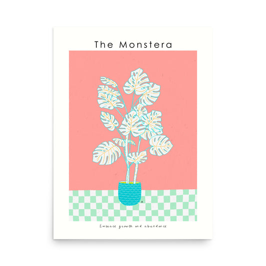 The Monstera Poster | Shuu.Room Botanical Collection | Premium Quality