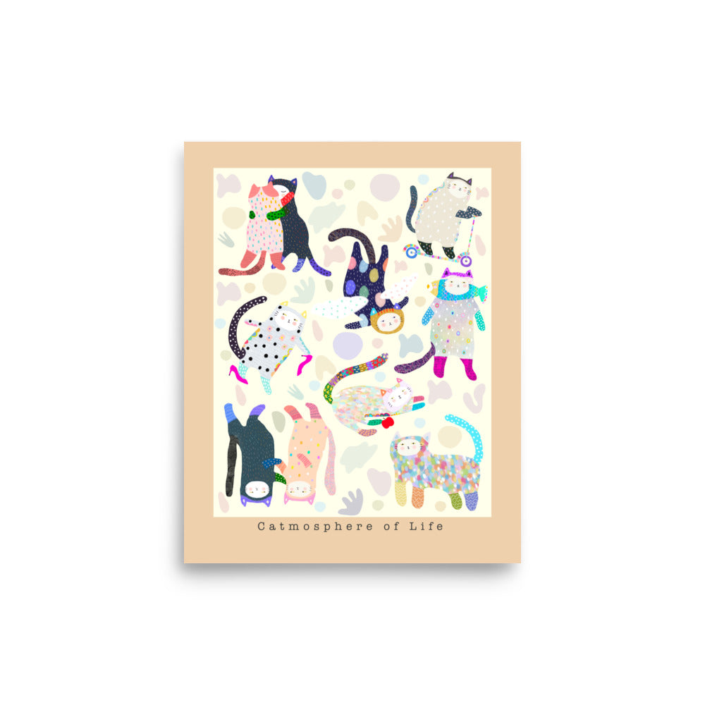 Catmosphere of Life - Portrait Poster