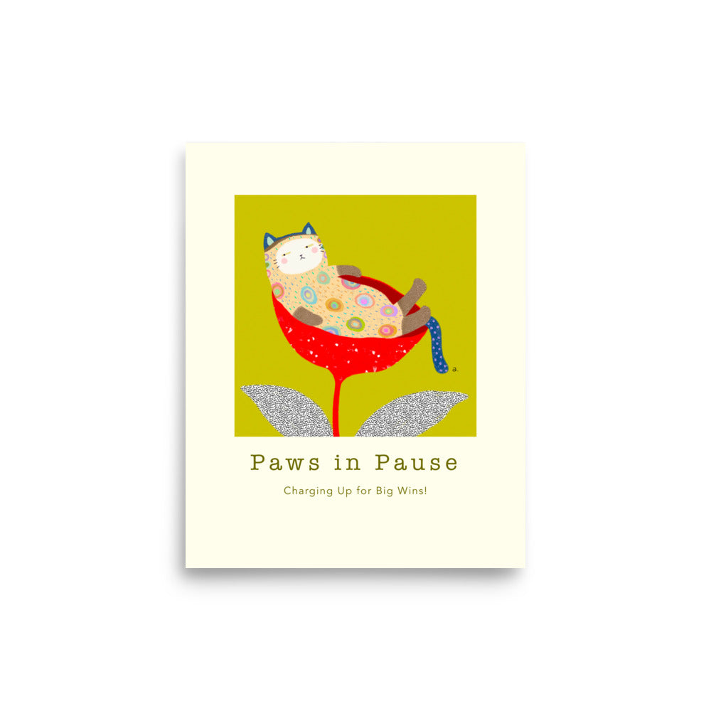 Paws in Pause - Portrait Poster