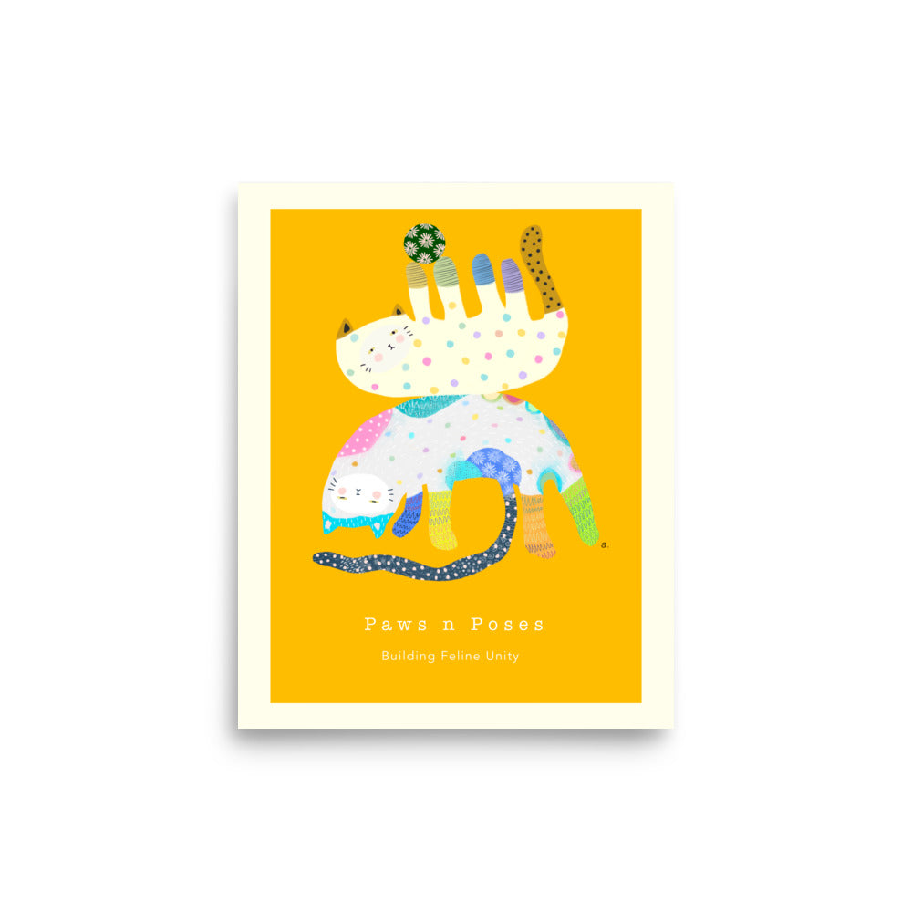 Paws n Poses - Portrait Poster