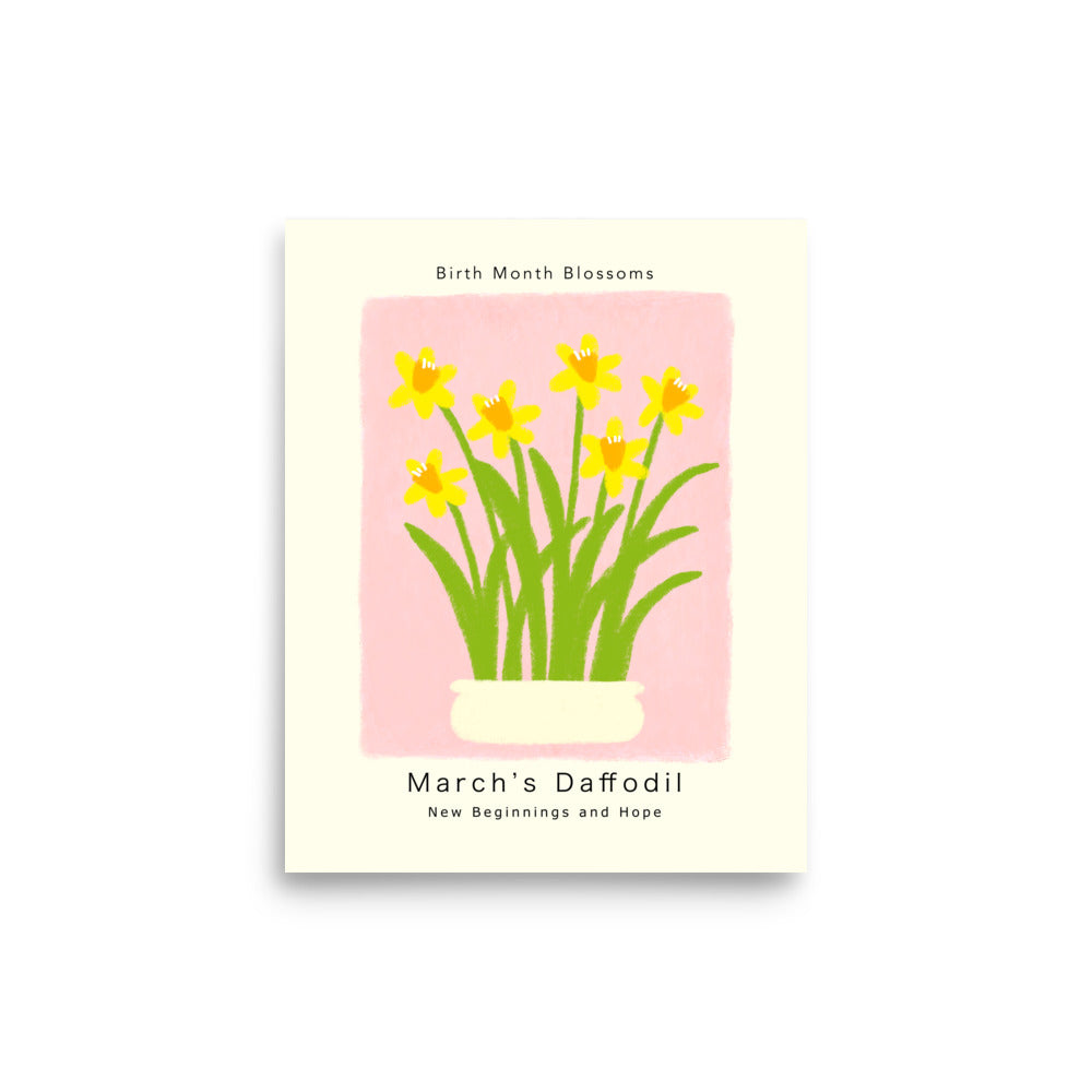 March's Daffodil - Poster