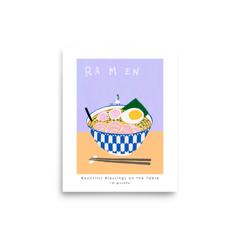 Thankful Table - Ramen Poster