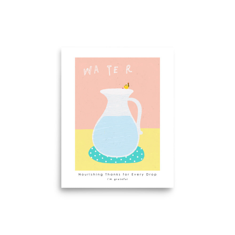 Thankful Table - Water Poster