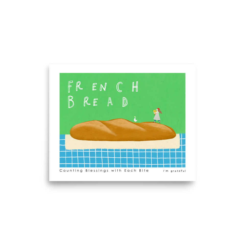 Thankful Table - French Bread Poster