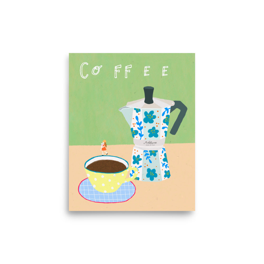 Thankful Table - Coffee Borderless Poster