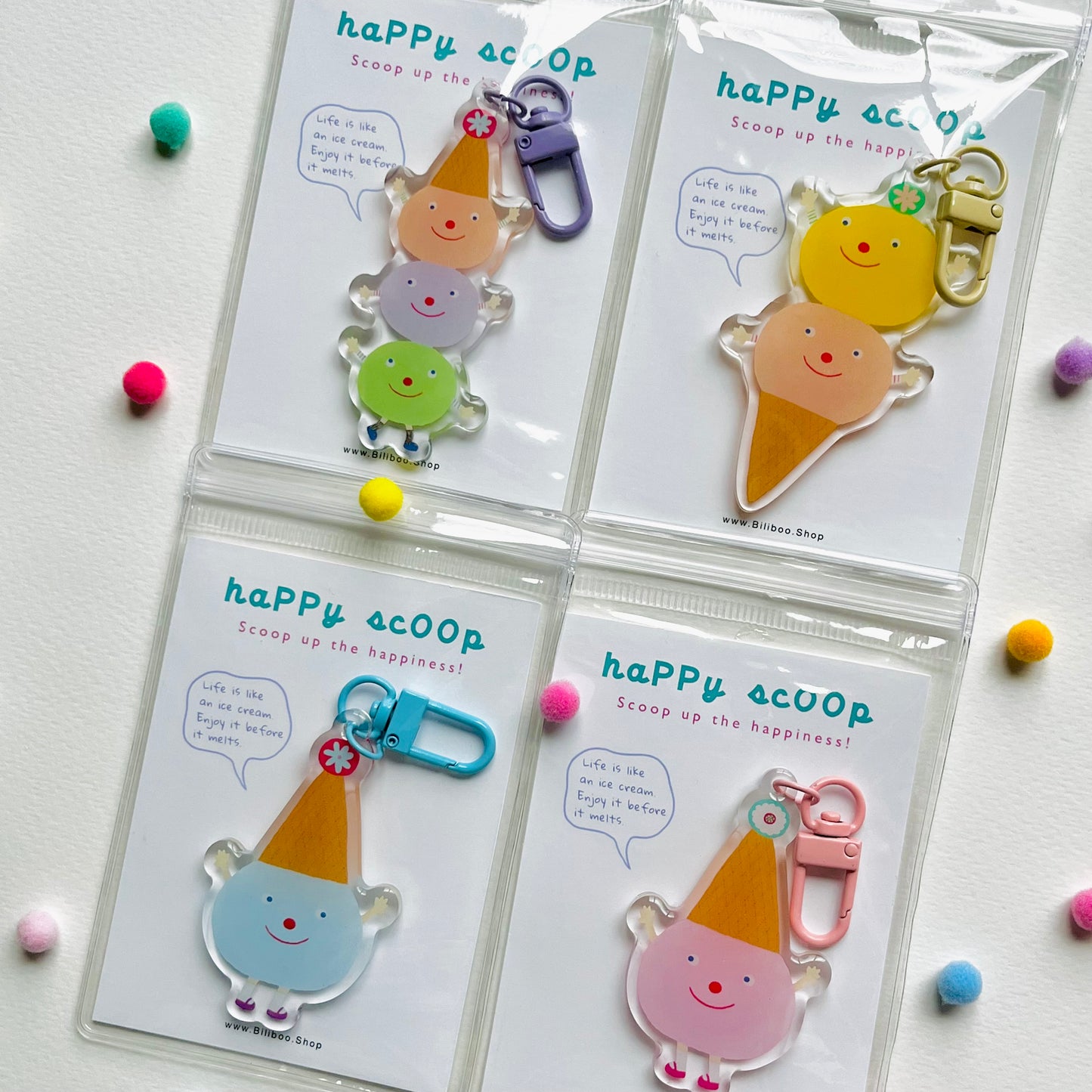 haPPy scOOp Keychain Group