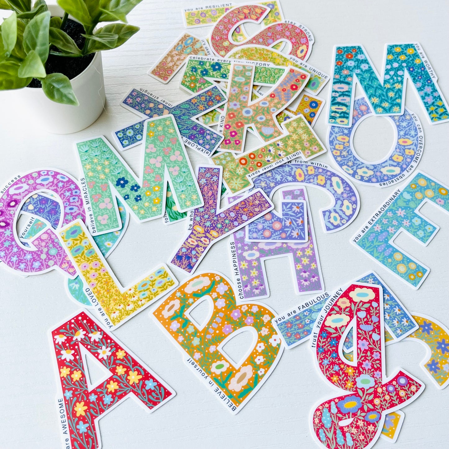 Letter K Sticker - you are KIND