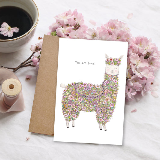 Alpaca - Postcard