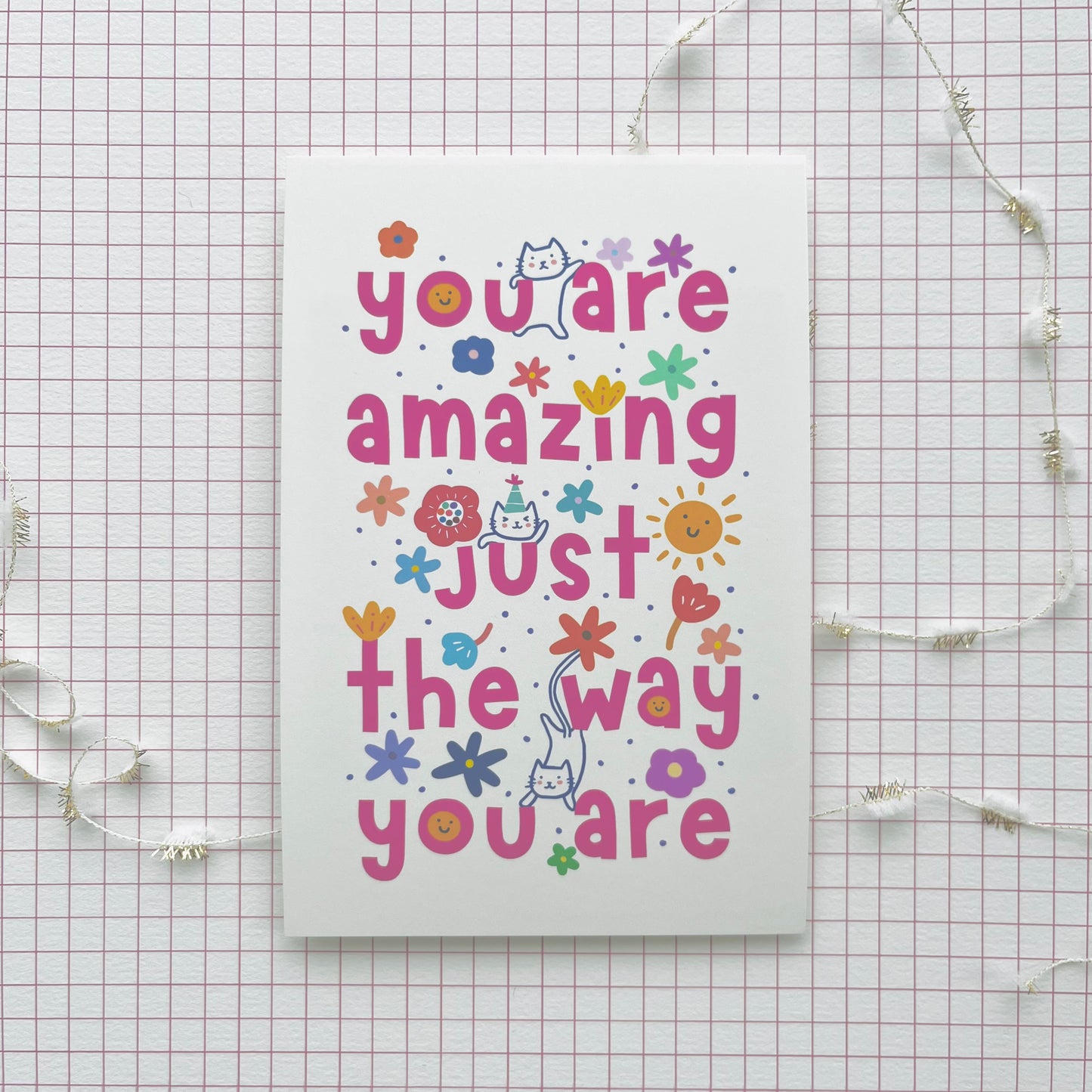 You Are Amazing (Pink) - Postcard