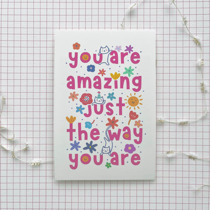 You Are Amazing (Pink) - Postcard