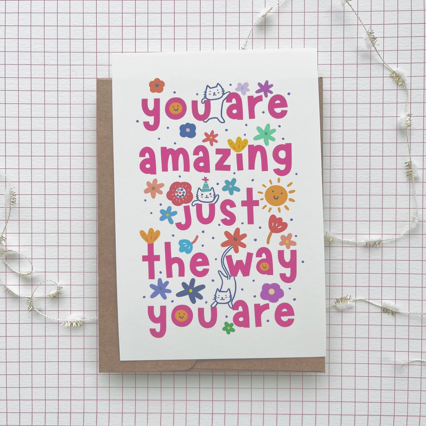 You Are Amazing (Pink) - Postcard