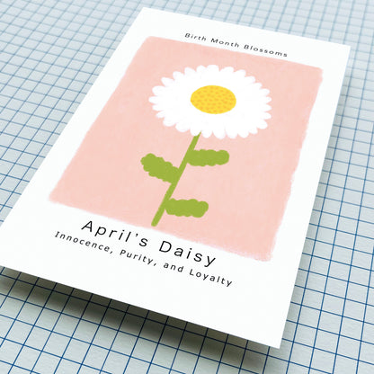 April's Daisy - Postcard