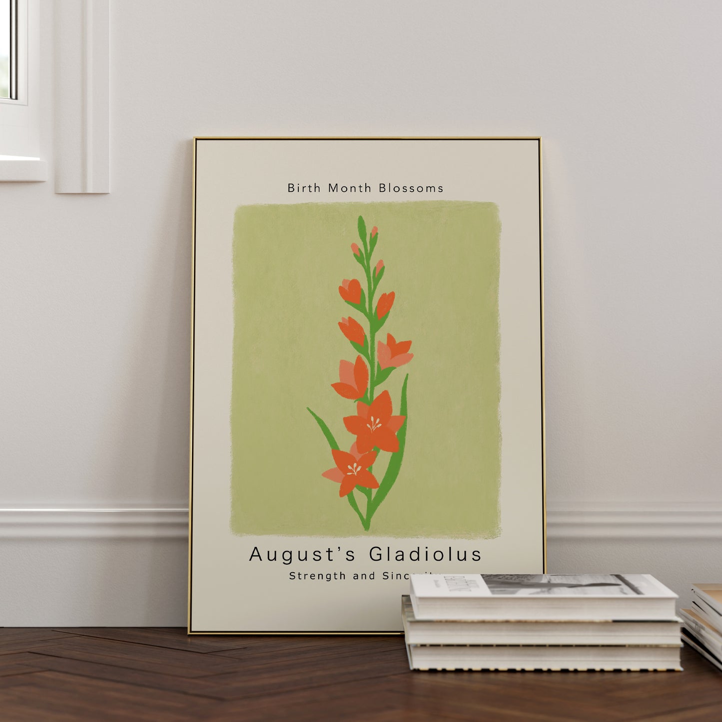 August's Gladiolus - Poster