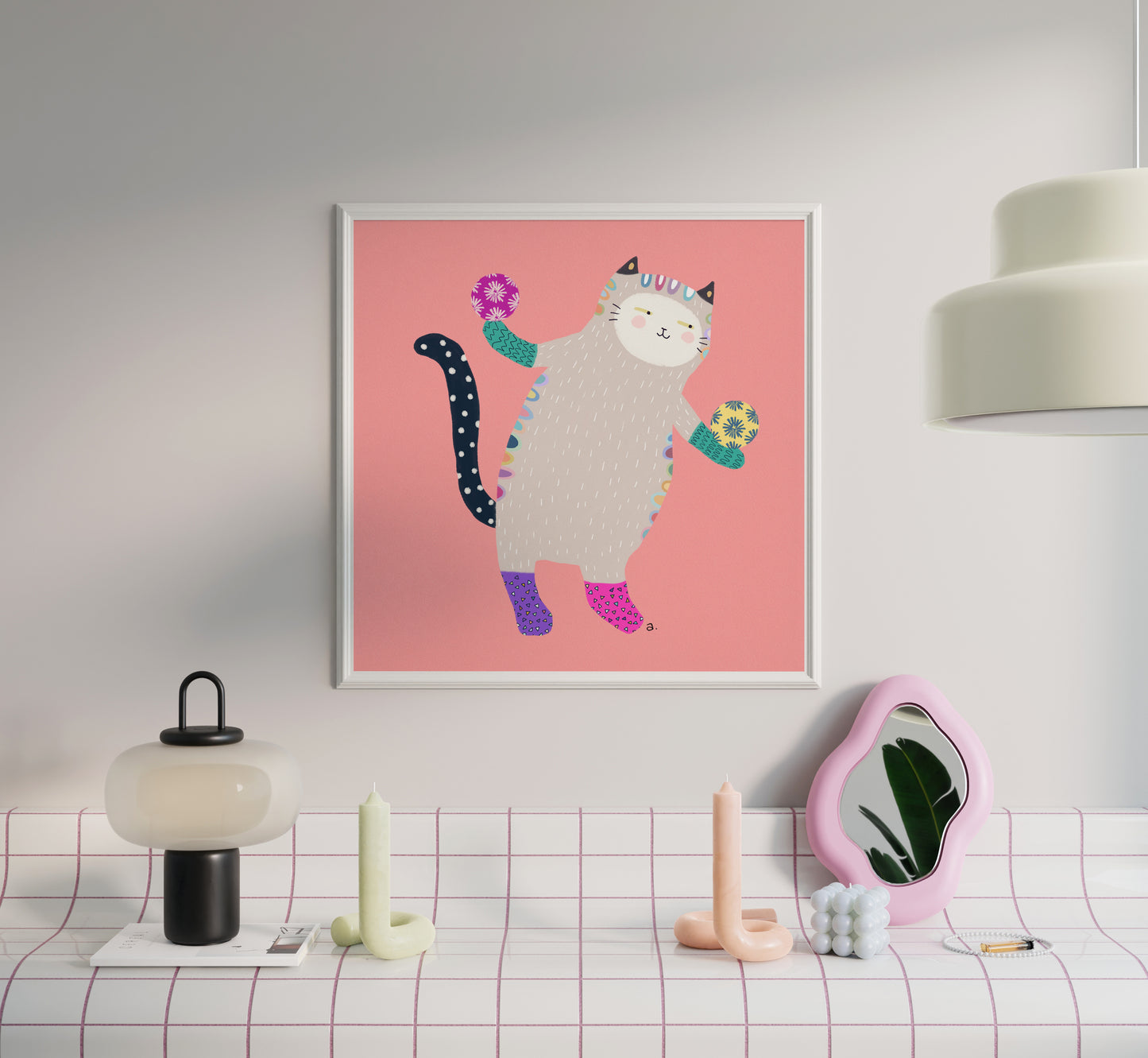 Balancing Joy - Square Poster