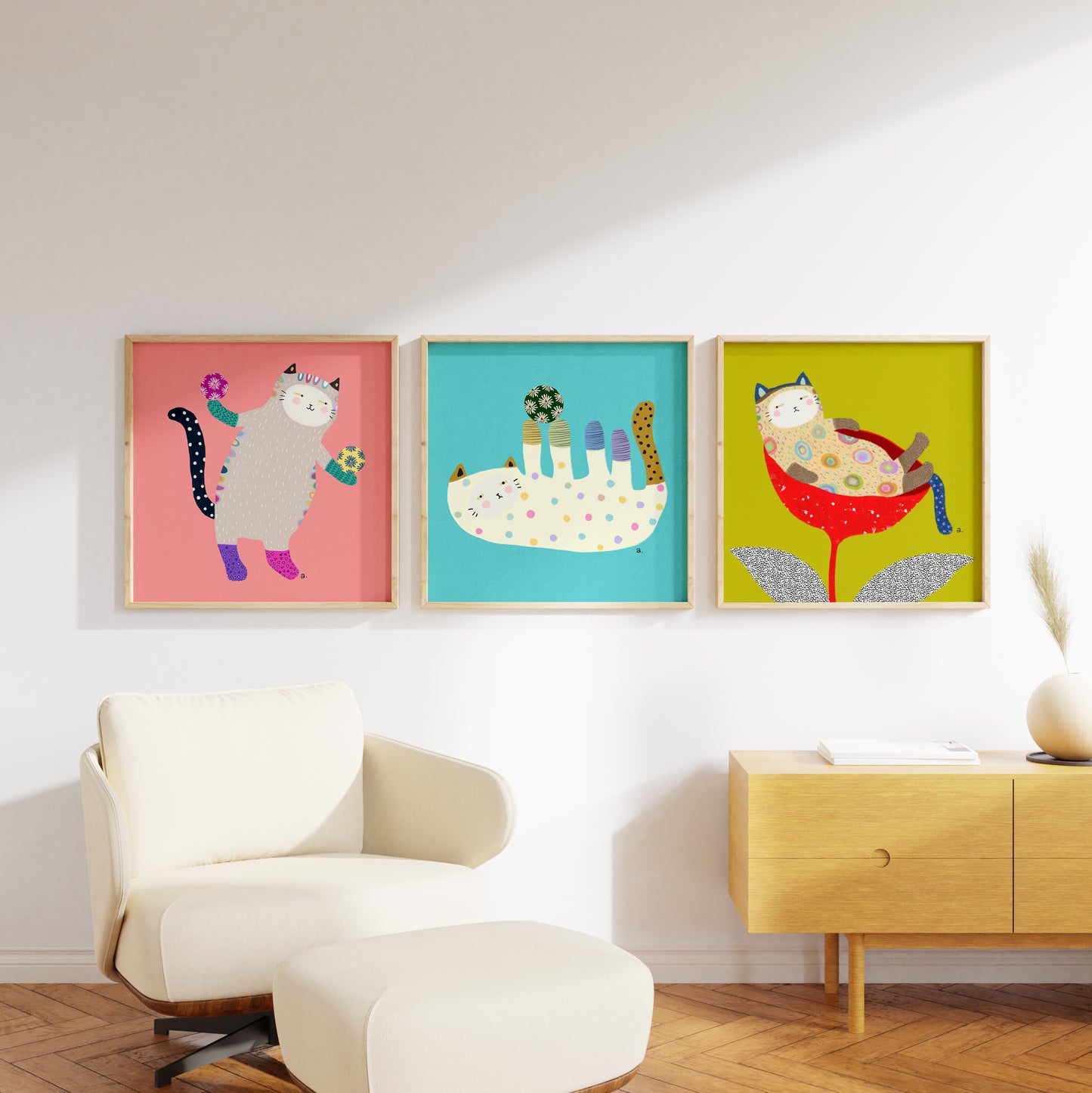 Balancing Joy - Square Poster