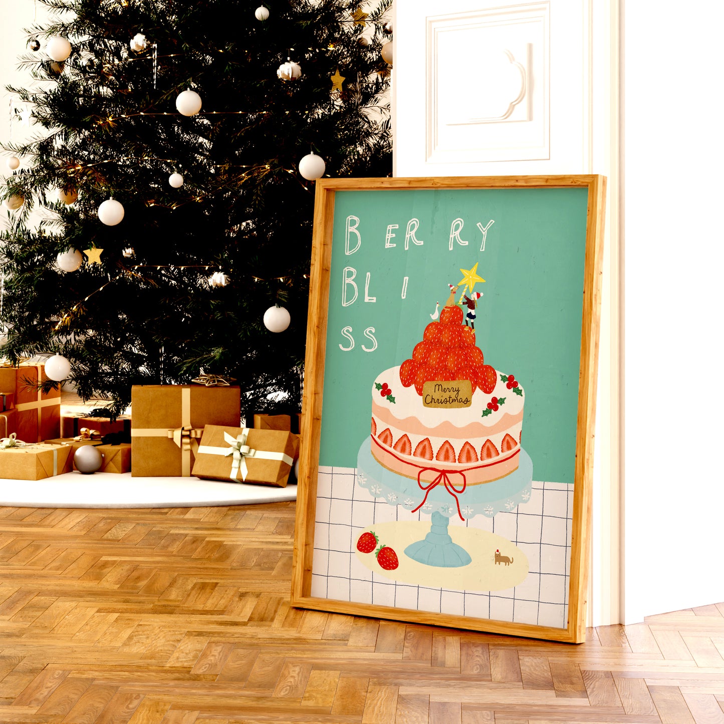 Thankful Table - Berry Bliss Borderless Poster