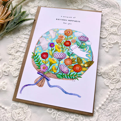 Gratitude Bouquet - Postcard