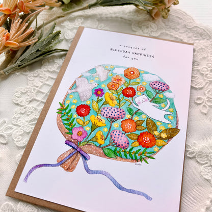 Gratitude Bouquet - Postcard