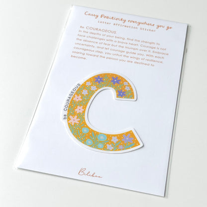 Letter Affirmation Stickers