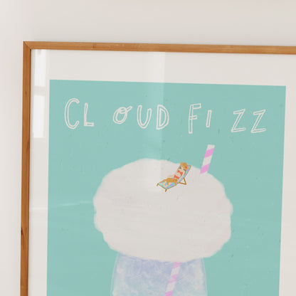 Cloud Fizz Poster Mockup Image 05